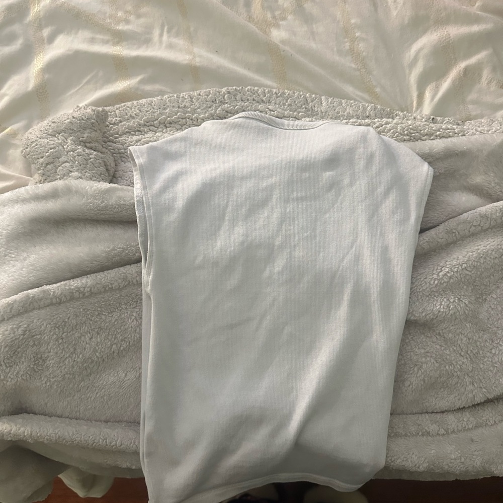 Zara white sleeveless top